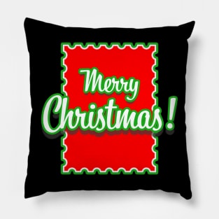 Merry Christmas Graphic Pillow