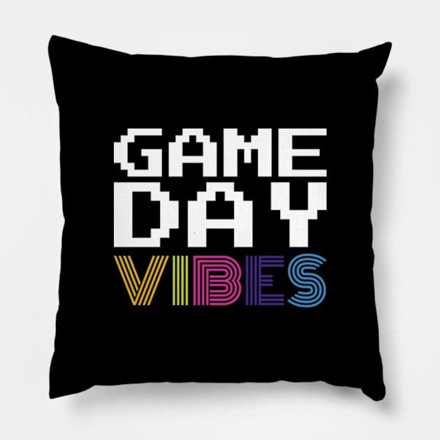 Game Day Vibes Pillow by Frajtgorski