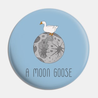 A Moon Goose Pin