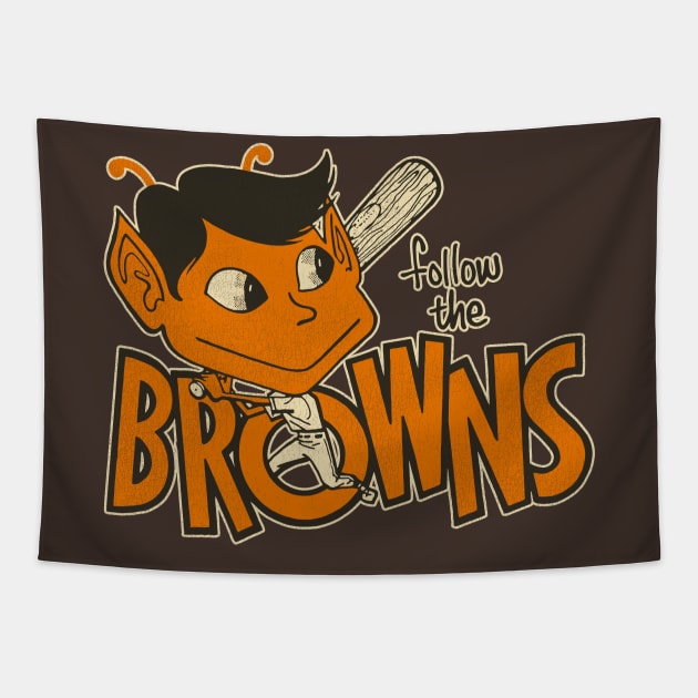 Defunct St Louis Browns Baseball Team Tapestry by Defunctland