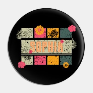 80s // Name // Sophia // Retro Style Pin