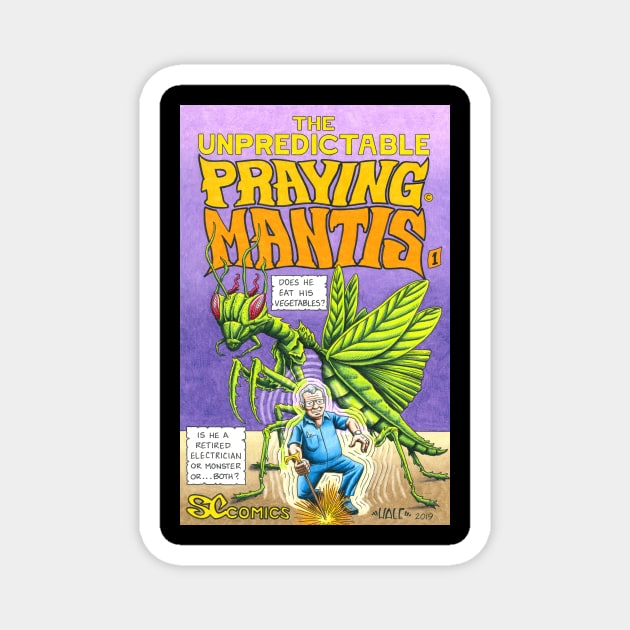 Praying Mantis comic cover Magnet by Stolencheese