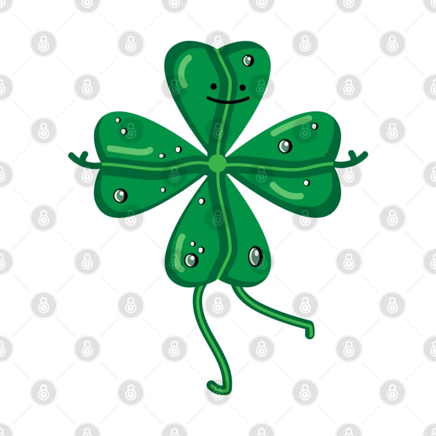 Funny dancing shamrock by spontania