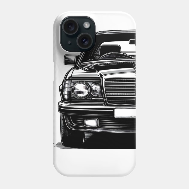 E-Class Coupe 1988 #1v Phone Case by BlueRoller