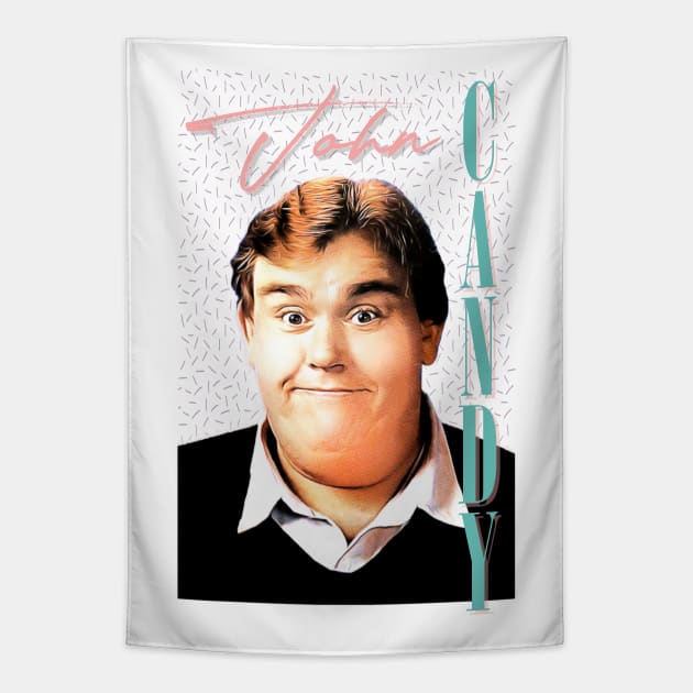 John Candy / 1980s Style Retro Fan Art Tapestry by DankFutura