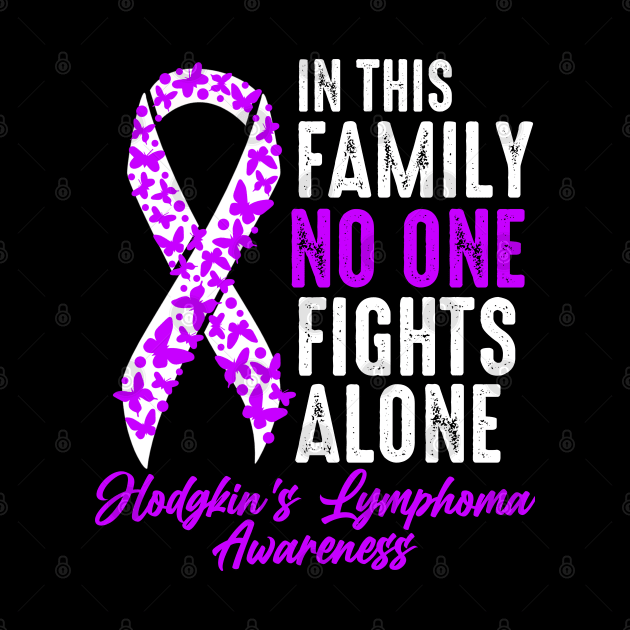 No One Fights Alone Hodgkins Lymphoma by JB.Collection