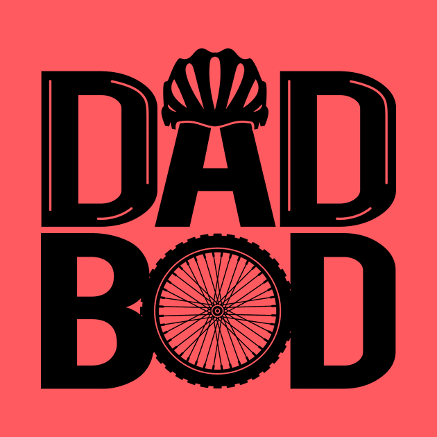 Cyclist Dad Bod Cycling Bicycle Fathers Best Dad Gift For Biking Dads by IloveCycling