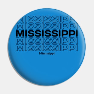 Mississippi text art Pin