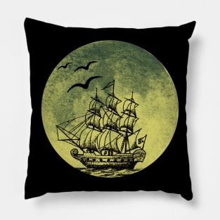 Night at sea Pillow