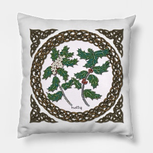 Celtic Holly Pillow