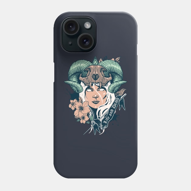 Mother Nature Girl Phone Case by Roni Nucleart