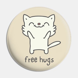 Free hugs from cat Pin