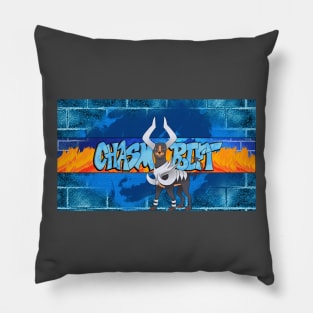 Chasm Rift Dog Logo Pillow