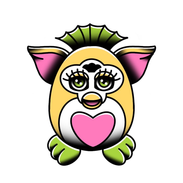 Cutesy Furby by drawingsbydarcy