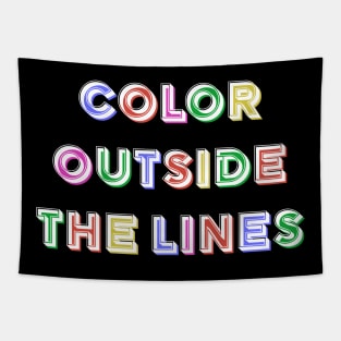 Color outside the lines Tapestry