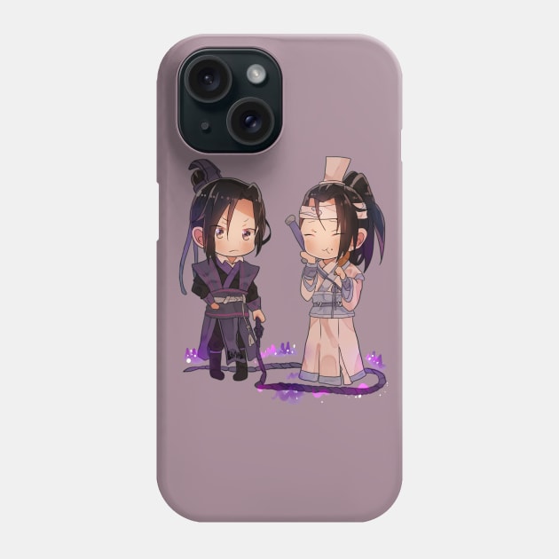 Lan Jingyi and Jiang Cheng Phone Case by tegamiworks