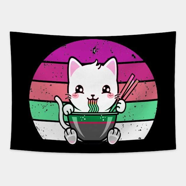 Kawaii Ramen Tapestry by Tshirt0101