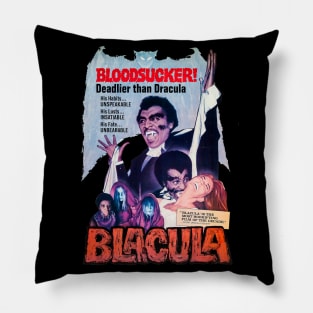 Blacula Exclusive Poster Halloween Pillow