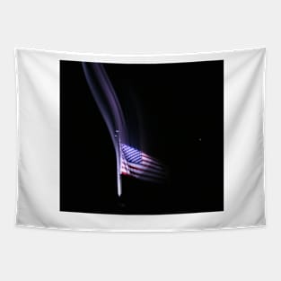 Flag at Night- Arizona Desert Tapestry