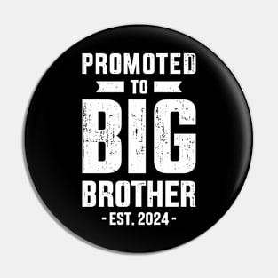 Promoted to big brother est. 2024 for new baby shower Pin