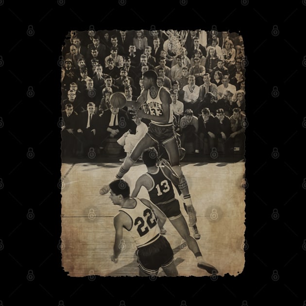 Cool Shot of Kareem Abdul Jabbar in High School Playing a Game For Power Memorial by Milu Milu