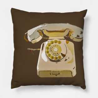 Old, last century telephone Pillow