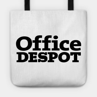 Office Despot black text Tote