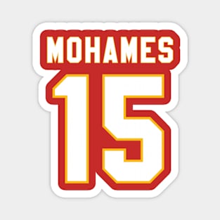 mahomes 15 Magnet