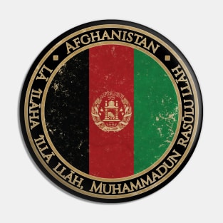 Vintage Islamic Republic of Afghanistan Asia Asian Flag Pin