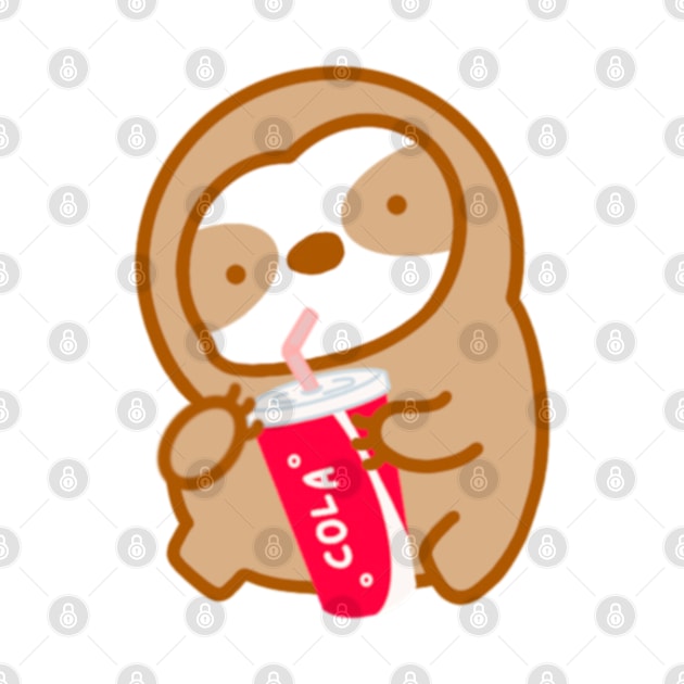 Cute Cola Soda Sloth by theslothinme