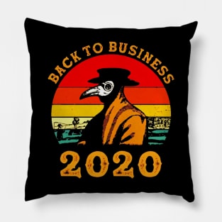 Back to business 2020 vintage Pillow