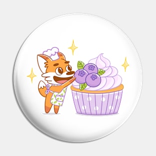 Fox confectioner Pin