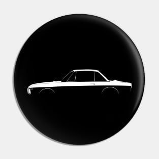 Lancia Fulvia 1600 HF Corsa Silhouette Pin