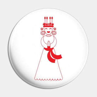 Santa Lucia, Sankta Lucia Pin