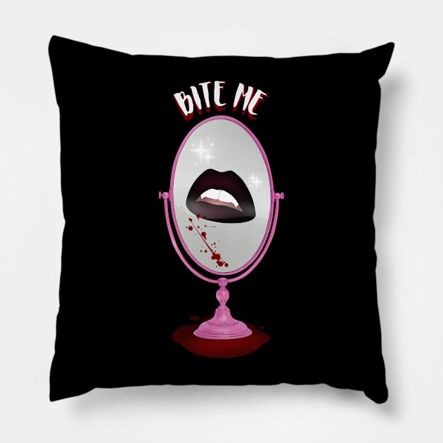 Bite Me Pillow by Kasza89