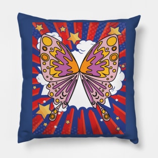 Beautiful Colorful Butterflies Pillow