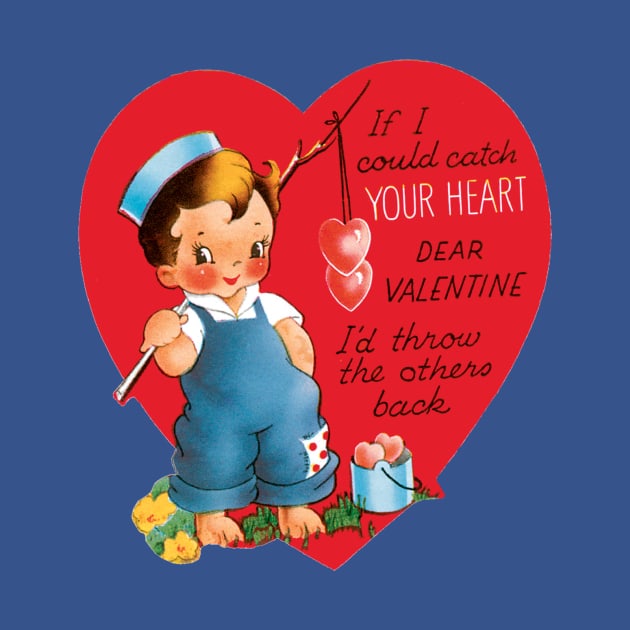 Vintage Valentine's Day Heart by MasterpieceCafe