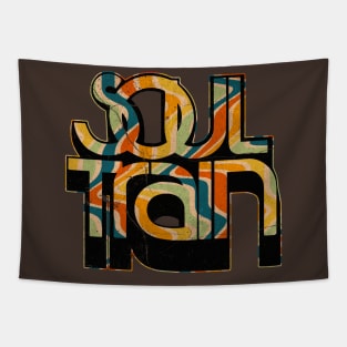 soul train // typo style Tapestry