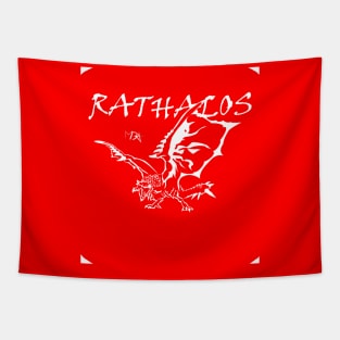 Rathalos Stile White Tapestry