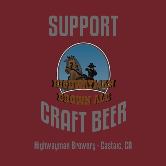 HMB Support Craft Beer: Highwayman Brown Ale by kevos