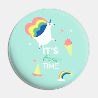 Unicorn Party Pin