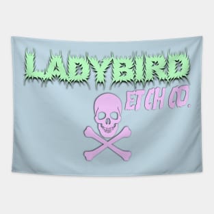 Ladybird Etch Co. Logo Tapestry