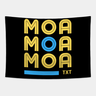 Retro MOA TXT Tapestry