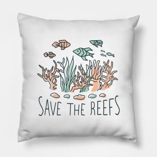 SAVE THE REEFS Pillow
