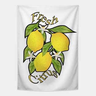 Fresh Citrus Lemons Tapestry