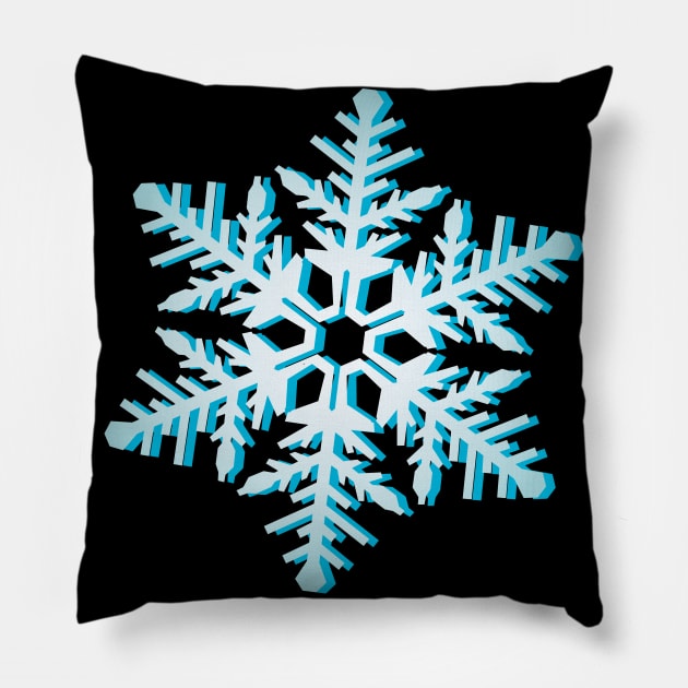 Snowflake Pillow by snespix