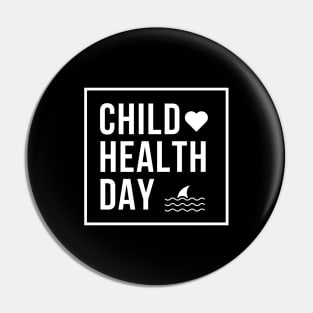 Child health day, baby shark Pin