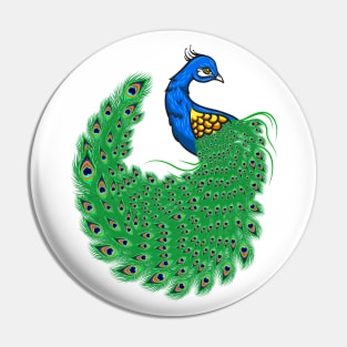 Peacock Pin