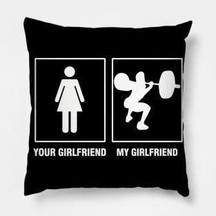 Your Girl Friend, My Girl Friend Funny Gift Pillow