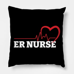 Love ER Nurse Pillow